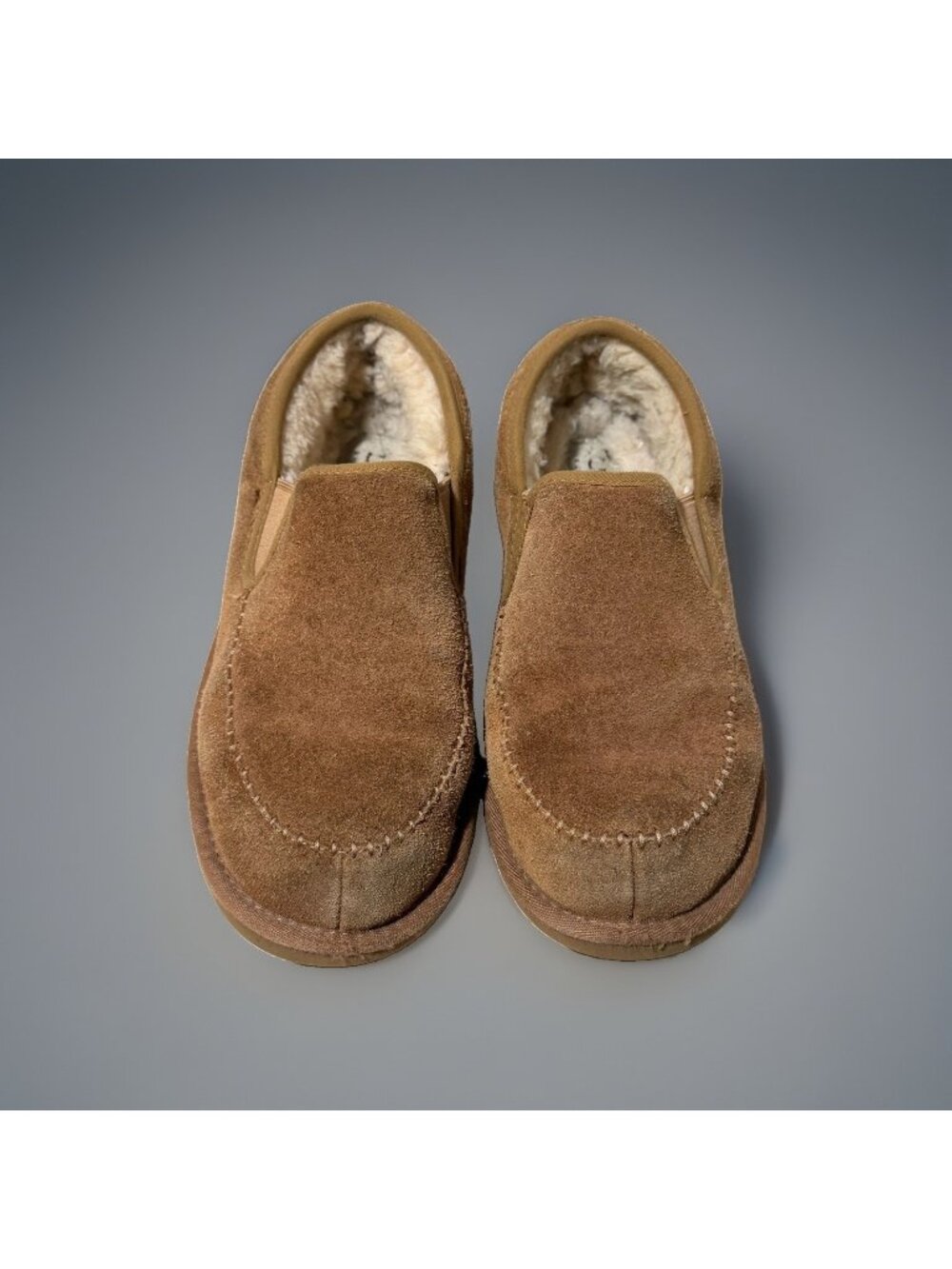 Men's UGG Slippers Original Ascot Size 6 EU 38 Chestnut Brown Worn Indoors Only